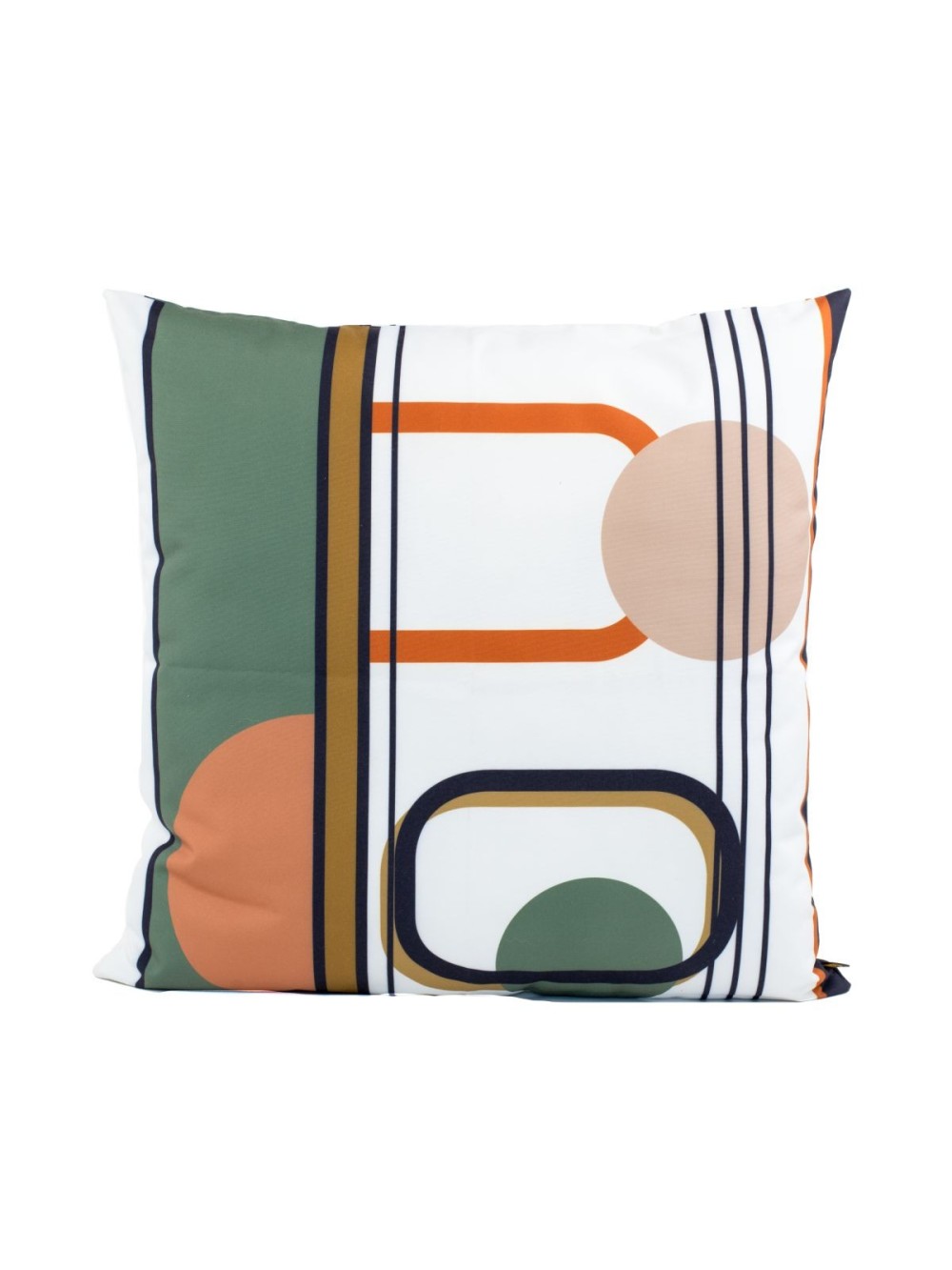 Coussin d'extérieur avec motifs géométriques Nikki