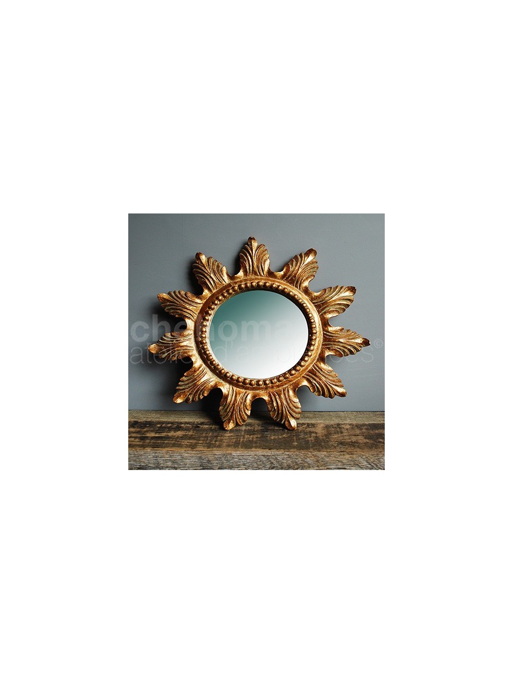 MIROIR SOLEIL OR