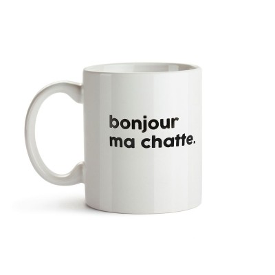 Mug BONJOUR MA CHATTE