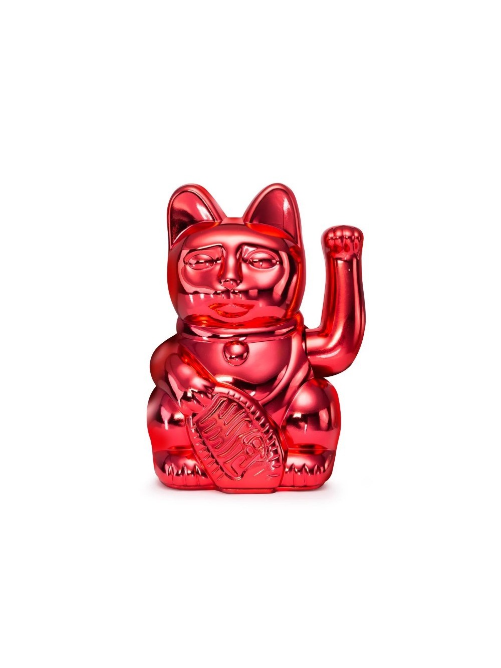 Chat Porte Bonheur LUCKY CAT Shiny Red