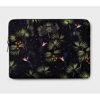 Pochette ordinateur 13" et 15" - Motif oiseau et jungle