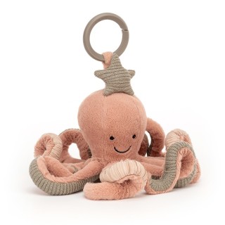 JOUET D'ACTIVITÉ JELLYCAT ODELL POULPE VIEUX ROSE