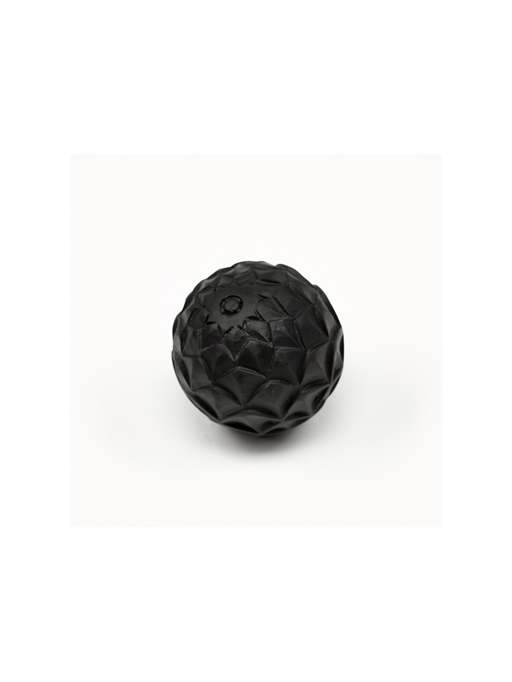 BOULE DECO BOIS DE MANGUIER NOIR MAT - D10