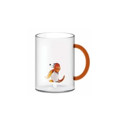 MUG EN VERRE BOROSILICATE CHIEN 420ml