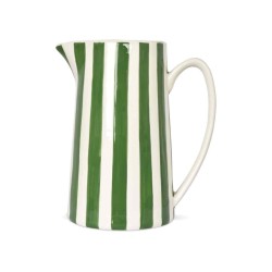 Pichet à rayures - Vert