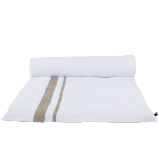 Edredon lin et broderie MALAGA 85X200