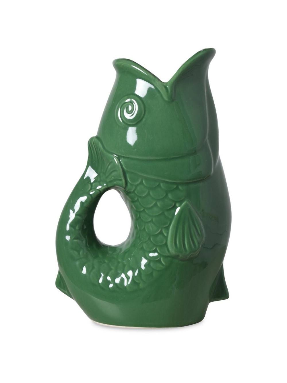 VASE CERAMIC POISSON GM L16.5 P11 H25.3CM
