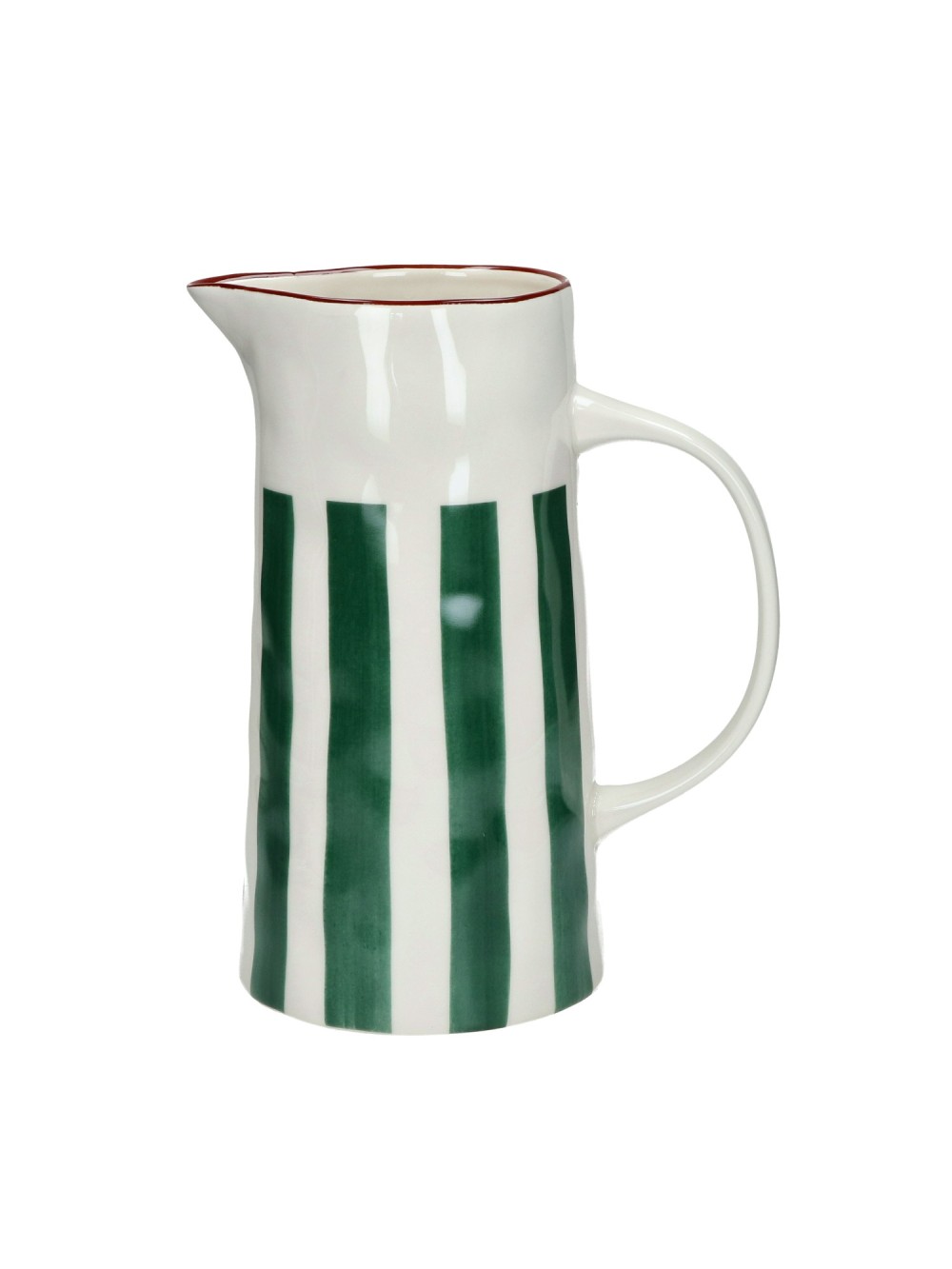 MYKONOS - pichet - porcelaine - L 19 x W 12,5 x H 23,5 cm - vert