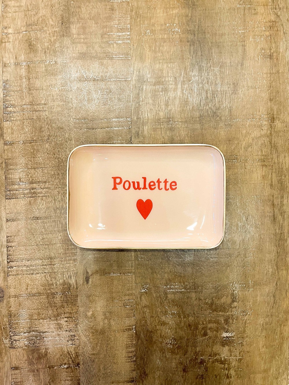 PLATEAU POULETTE PM 15x11 cm