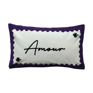 Coussin Amour violet - Influence