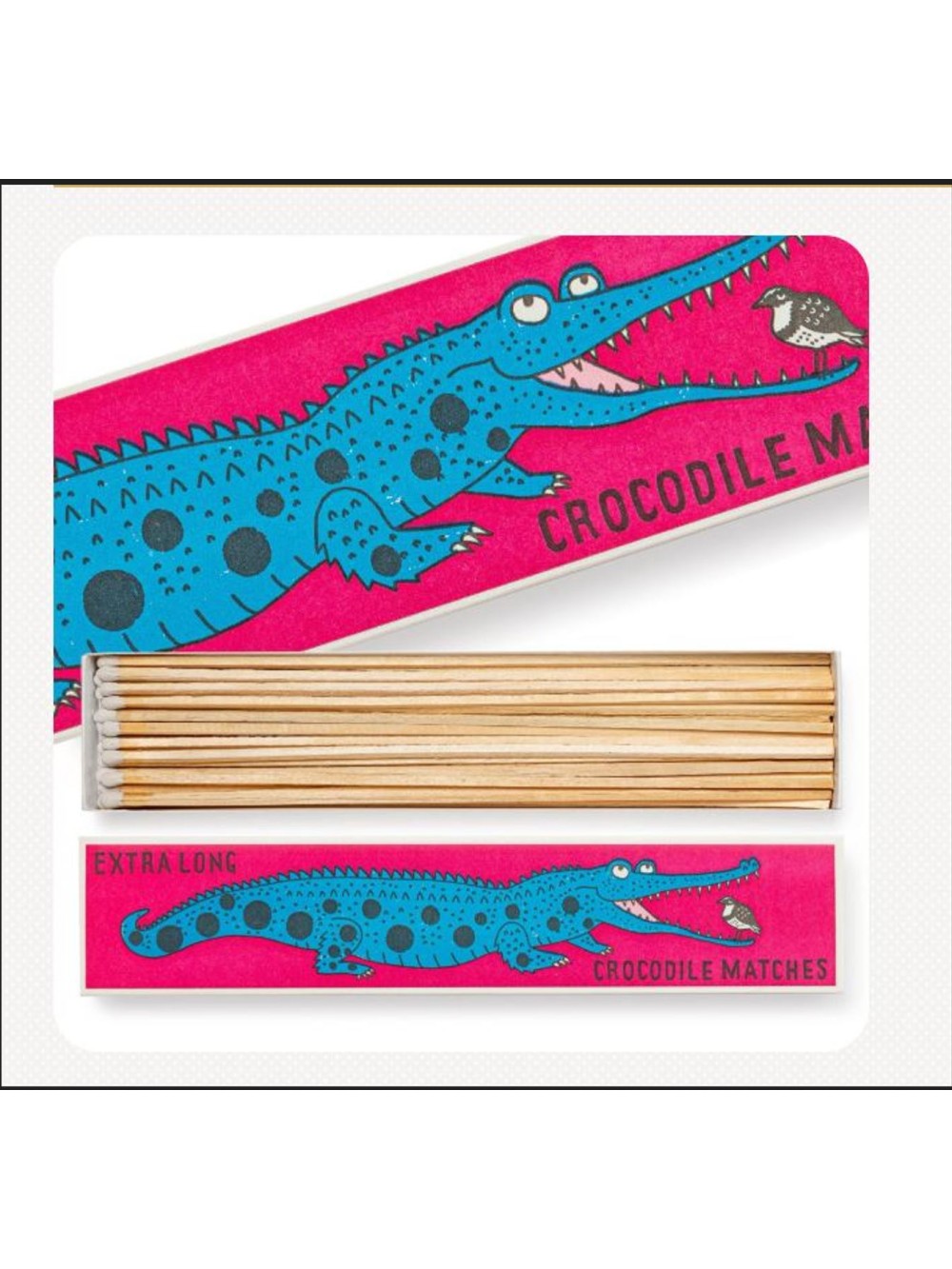 BOITE D'ALLUMETTES LONGUES "CROCODILE"