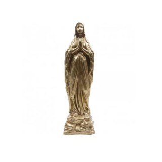 Vierge Notre-Dame 30cm - Cire naturelle