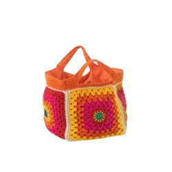Sac crochet coloré