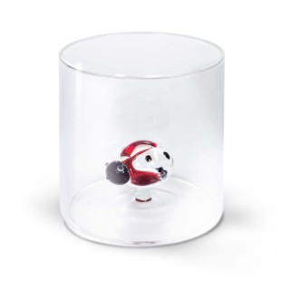 Gobelet en verre - Coccinelle