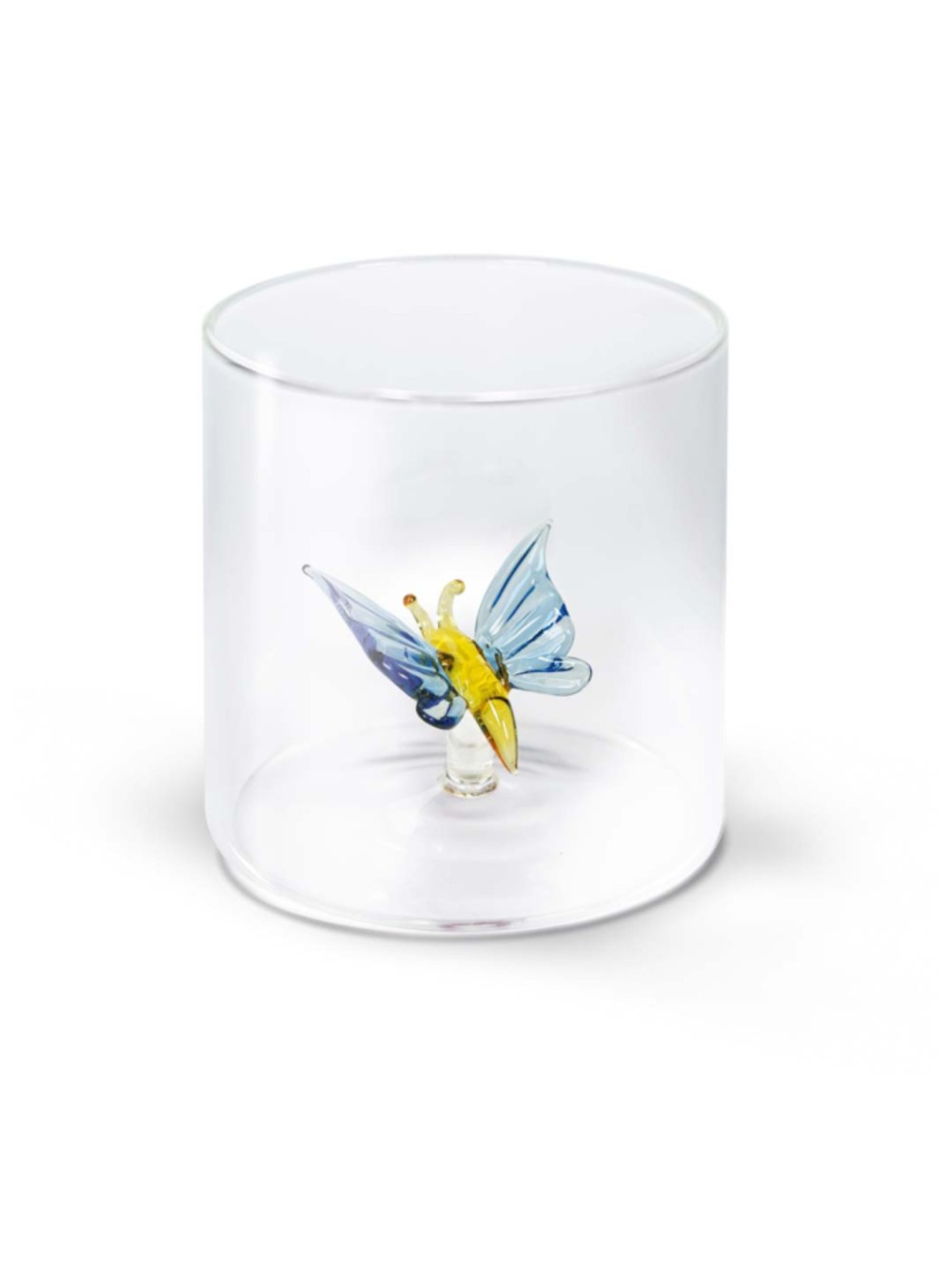 Gobelet en verre - Papillon
