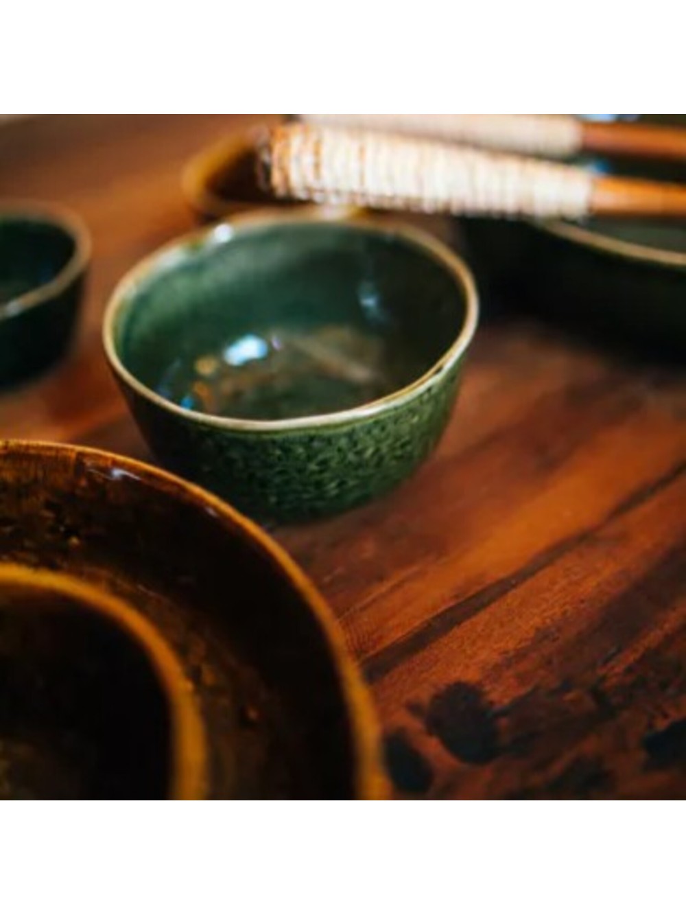 Bol à céréales - Spiró vert foncé Ø 13 cm