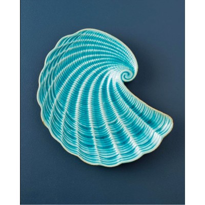 Grande assiette aqua coquillage