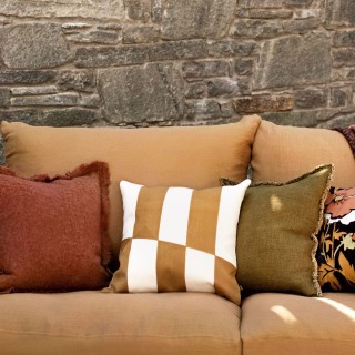 Coussin en coton brodé - Sydney
