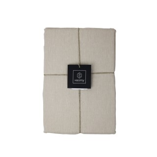 Drap plat en lin et coton - Limy