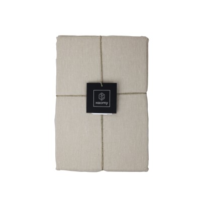 Drap plat en lin et coton - Limy