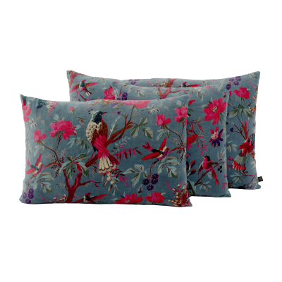 Coussin en velours - Birdy Turquin