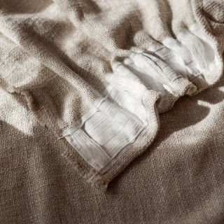 Rideau galon fronceur effet tweed 130x280cm - California