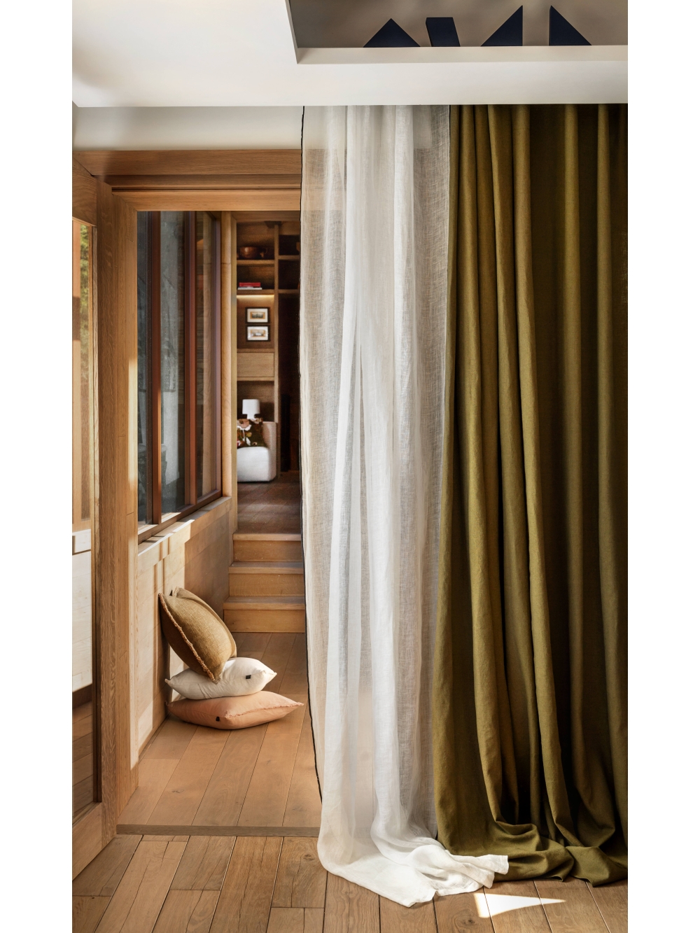 Rideau en lin et coton à oeillets - Figari