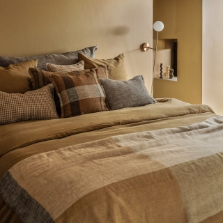 Housse d'édredon en lin - Saporo