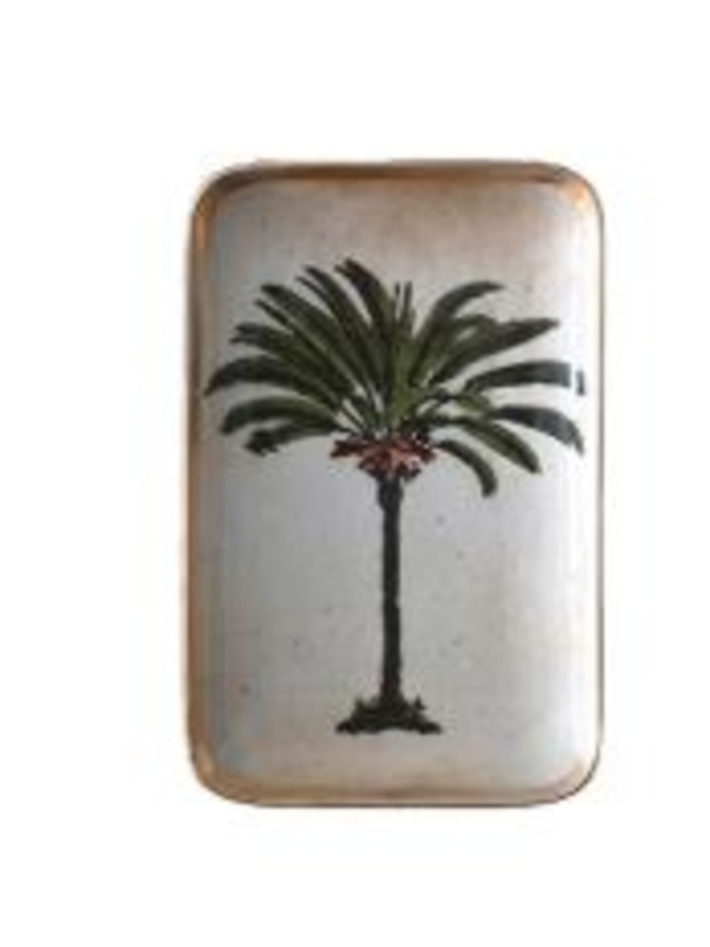 Plateau solo - Palmier 15,3 x 10 x 1,6 cm