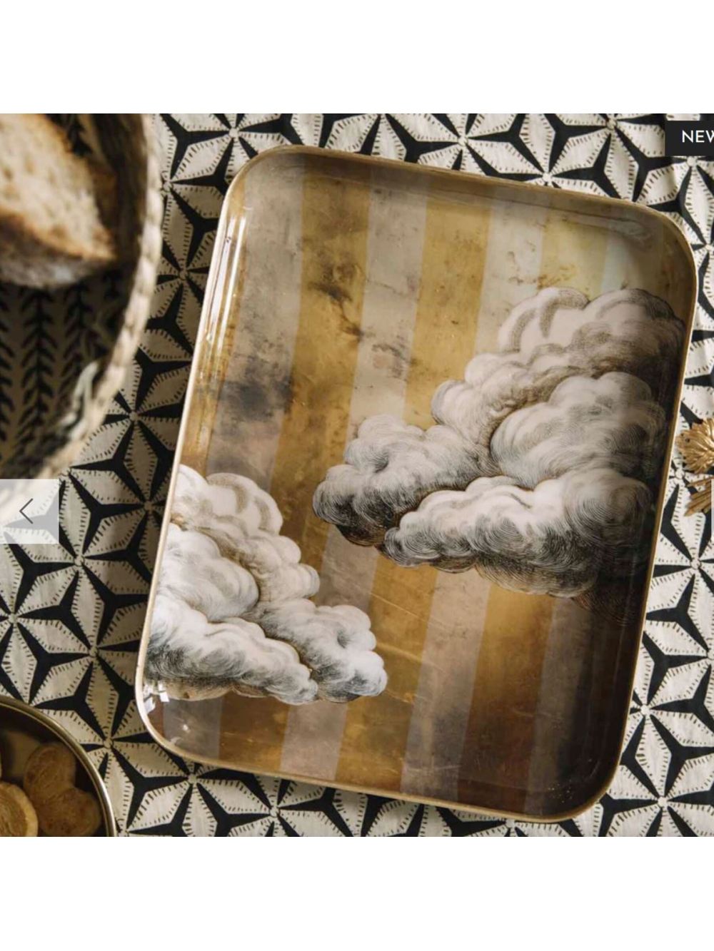 Demi plateau - Nuage 24,5 x 19 cm, H 1 cm