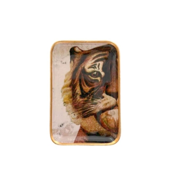 Plateau solo - Tigre  15,3 x 10 x 1,6 cm