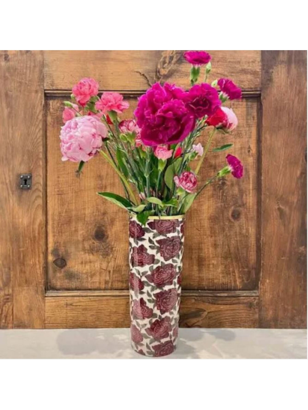 Vase - Roses Hauteur : 26 cm