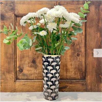 Vase - Ginko  Hauteur : 26 cm