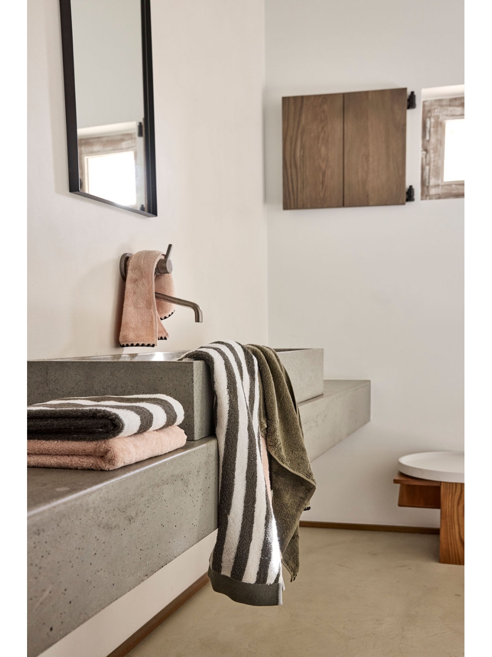 Drap de bain en éponge 90x140 cm - Santorini