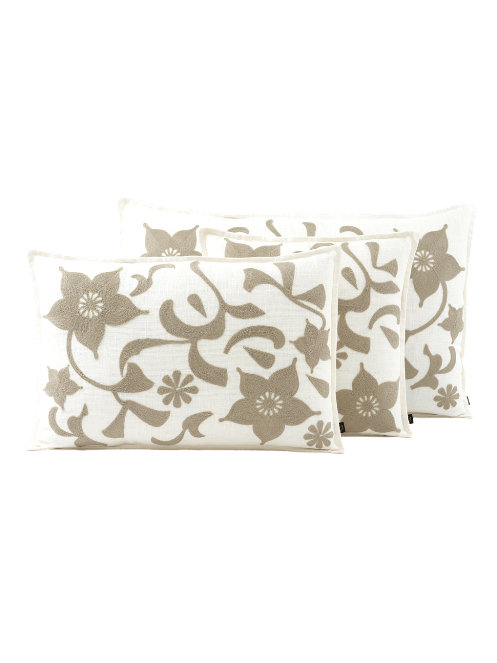 Coussin en coton brodé - Chiara