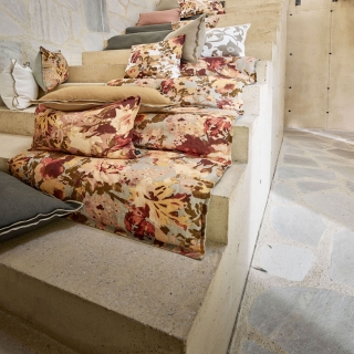 Édredon en lin imprimé floral - Bologne