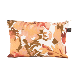 Trousse en lin imprimé floral - Bologne