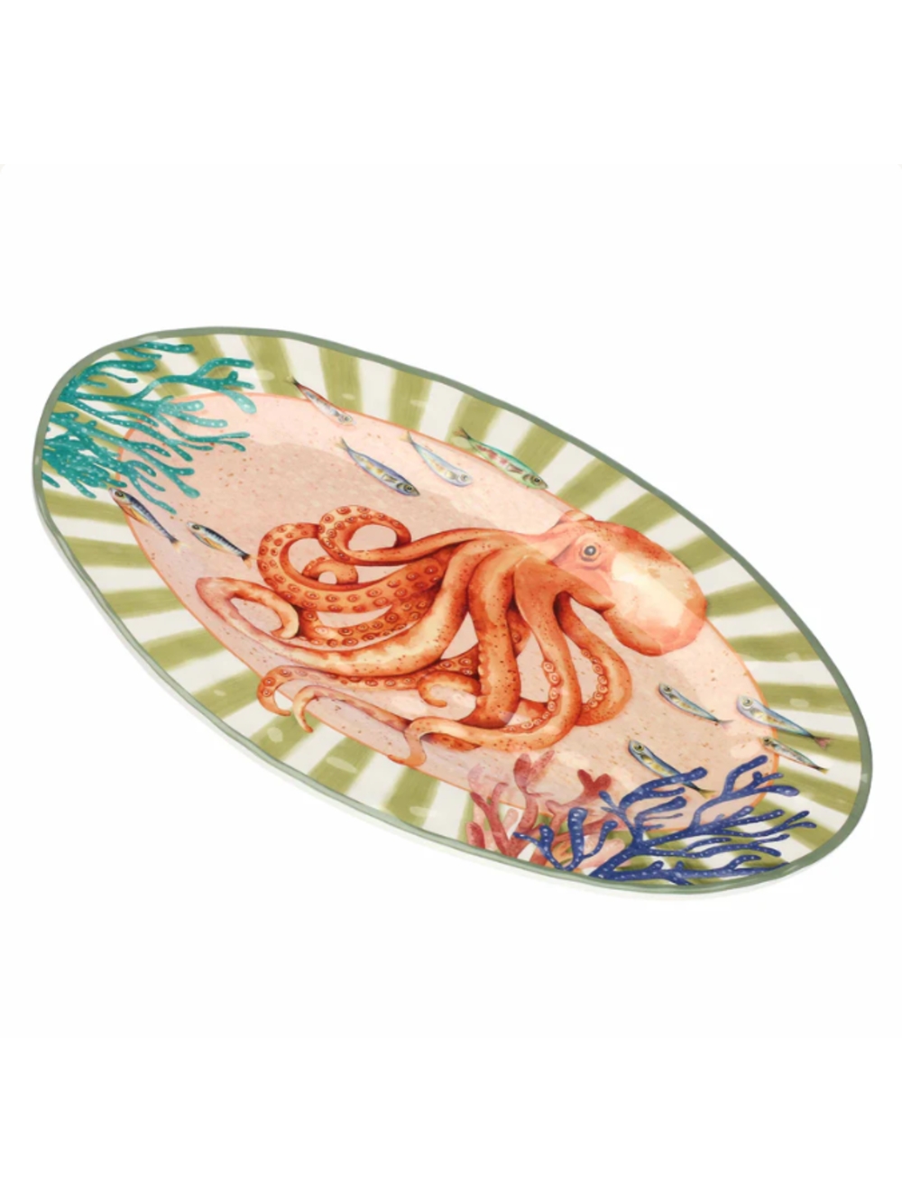 Plateau ovale Litorale - mélamine, 45 x 30 cm