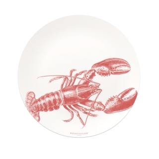 SET DE TABLE VINYLE ROND PODEVACHE XS Ø38 - HOMARUS HOMARD CORAIL - PDV 06307
