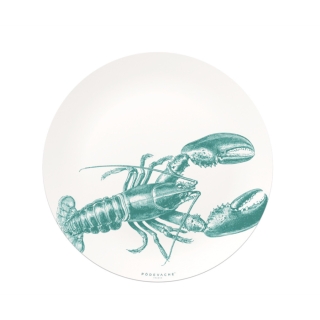 SET DE TABLE VINYLE ROND PODEVACHE XS Ø38 - HOMARUS HOMARD TURQUOISE - PDV 06313