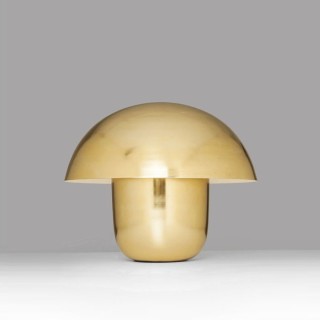 LAMPE DE TABLE MUSHROOM LAITON