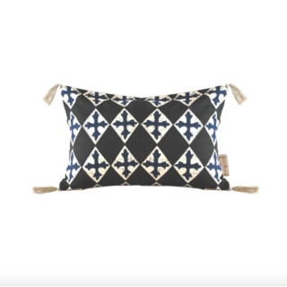 Coussin 20x30 cm - Chapelle Bleu nuit