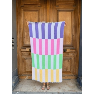 Serviette de plage 100% coton 95x175 cm - Blockberry