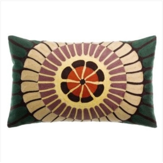 Coussin brodé Zeno Forêt 30 x 50