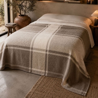 Plaid en 100% laine - Hygge