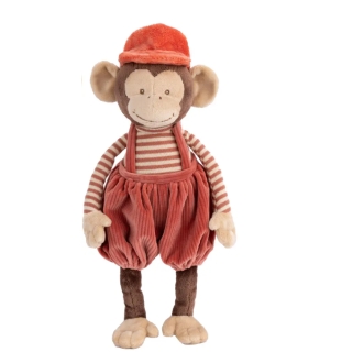Peluche singe rouge 30 cm - Winston