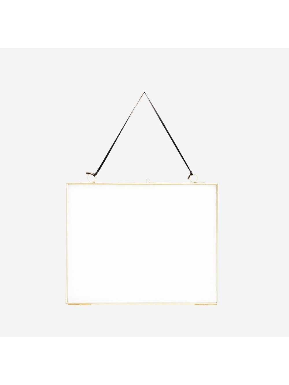 HANGING PHOTO FRAME 25X20 CM LAITON CORDON CUIR