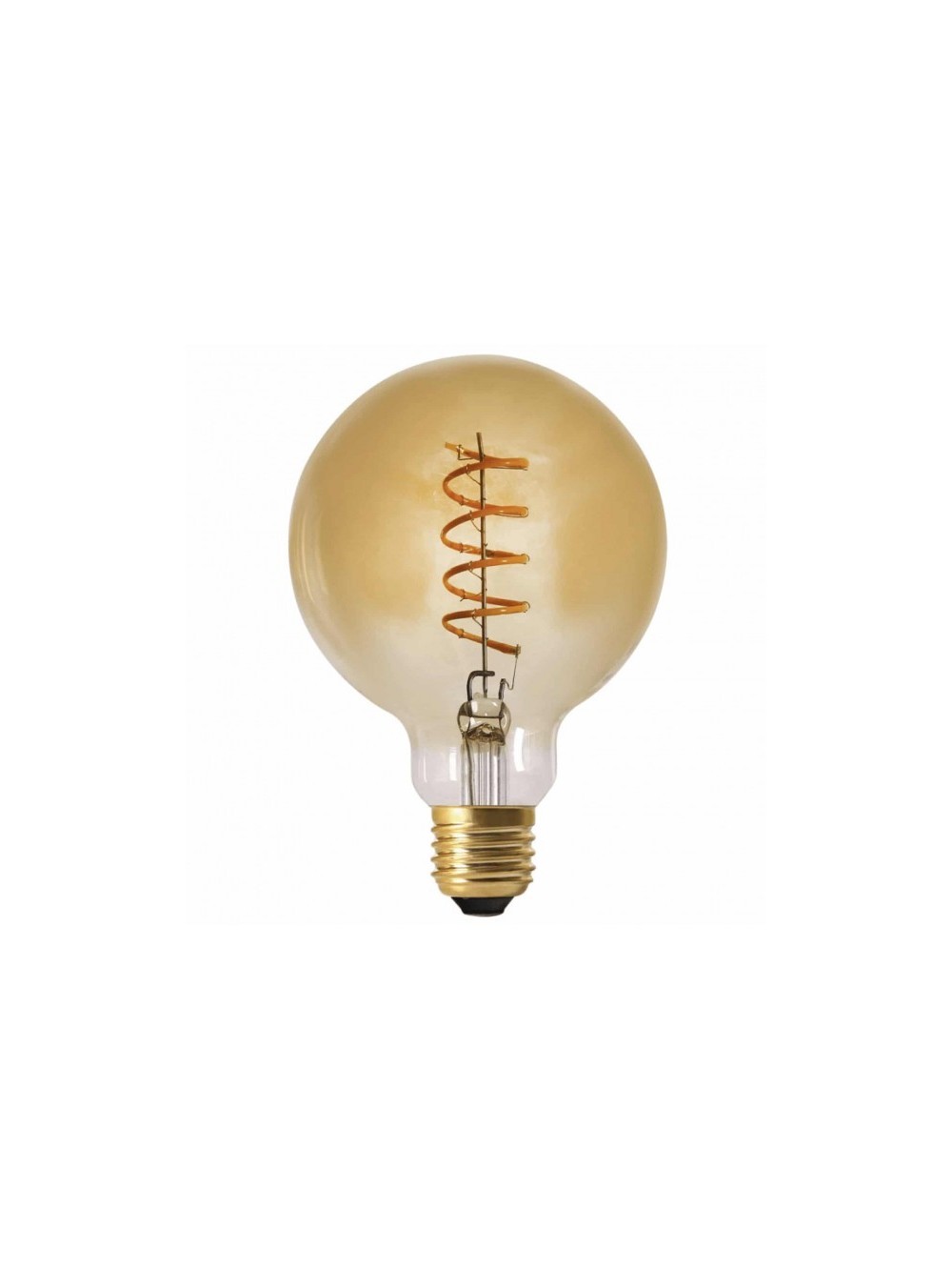AMPOULE GLOBE LED GM TWIST 4W E27 AMBRE D.12.5X17.5