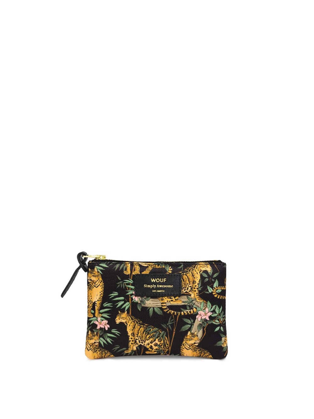 PORTE MONNAIE BLACK LAZY JUNGLE SMALL POUCH