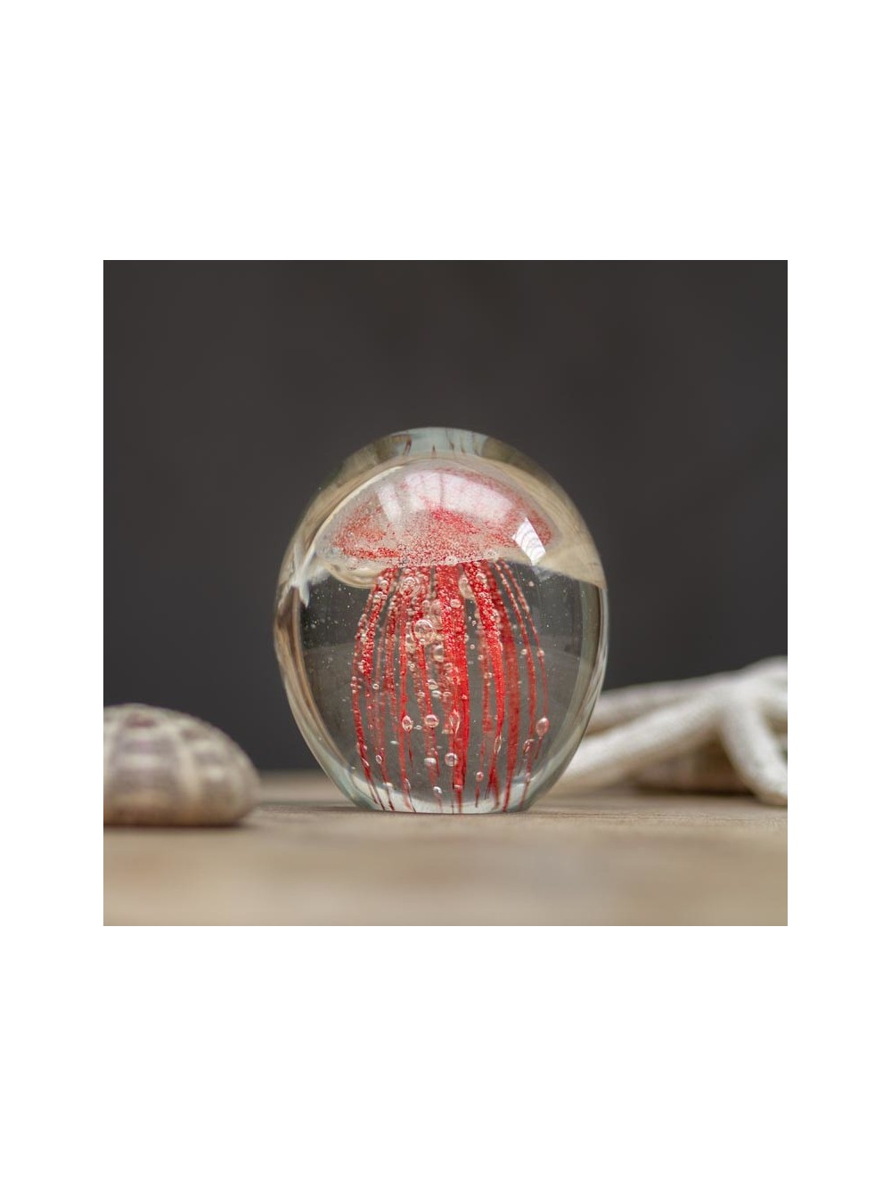 SULFURE MEDUSE ROUGE 11CM